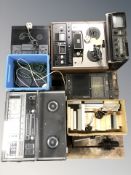 A Philips automatic reverse N4450 reel to reel, a further Akai GX-370D reel to reel,