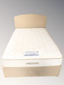 A 4ft 6 bed with Sealy posturepedic mattress.