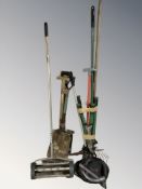 A bundle of garden tools,