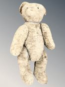 A vintage jointed mohair teddy bear,