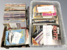 A large quantity of model building magazines.