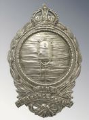 Royal Navy Mine Clearance Service cuff badge circa 1918/1919.