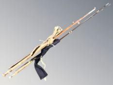 A Hardy Brothers Richard Walker Little Lake two piece 9ft fishing rod, in cloth slip,