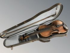 Violin with two piece 14