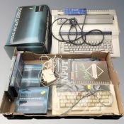 A vintage television computer system, Acorn and Xerox keyboards,