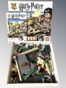 A Lego Harry Pottery Hogwarts set.