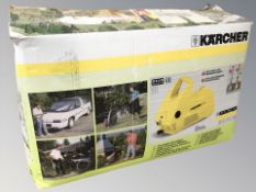 A Karcher 210 high pressure washer, in box.