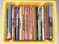 A collection of vintage annuals.