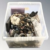 A large quantity of modern costume jewellery including bangles, necklaces, etc.