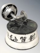 An early 20th century child's gramophone.