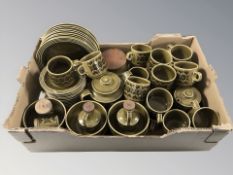 A large quantity of Hornsea Heirloom pottery table wares