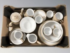 A large quantity of pottery table wares