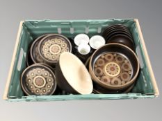 A quantity of Denby Arabesque pottery table wares.