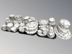 Approximately one hundred and twenty seven pieces of Royal Doulton Yorktown tea,