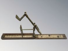 An 18th century guinea scale by A Wilkinson, Ormskirk, Lancashire,