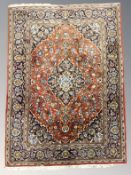 A Kashan rug, Isfahan Province, Central Iran,
