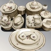 Approximately eighty nine pieces of KPM tea, dinner and cabinet porcelain.