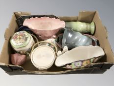 A collection of Maling lustre china