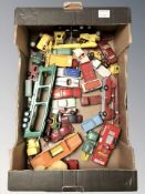 20th century play worn die cast vehicles including Dinky (one box)