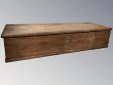 An early 20th century mahogany table box, width 71 cm.
