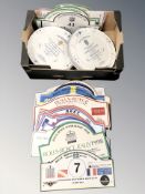 A large quantity of Rolls Royce enthusiasts club signs, porcelain Rolls Royce rally plates.
