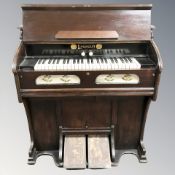A continental pedal organ, width 94 cm.