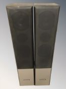 A pair of Schneider SCH-10 floor standing speakers, height 106 cm.