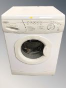 A Hotpoint washing machine.