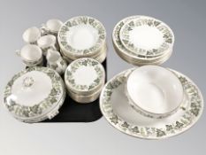 Fifty seven pieces of Wedgwood Santa Clara tea and dinner porcelain.