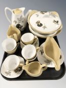 Twenty pieces of Midwinter Stylecraft tea and dinner wares.