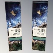 Two bottles of whisky : Talisker Skye Single Malt, 700 ml,