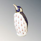 A Royal Crown Derby Penguin paperweight,