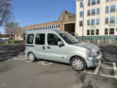 A Renault Kangoo Expression Auto MPV petrol car, registration PN57 JCJ, first registered 31.10.