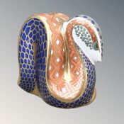 A Royal Crown Derby Snake paperweight,
