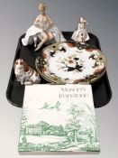 Two Royal Doulton Matsumai plates, a Masons ironstone plate,