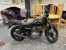 A Zontes 125-3A motorcycle, registration NK62 DCF, 125cc, petrol, with single key,