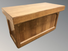 An oak ecclesiastical table,