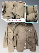 A quantity of Army tunics.