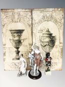 Two contemporary canvas pictures,