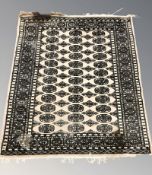 A Lahore Bokhara rug Pakistan,