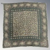 A Mantero silk scarf, retailed by Liberty & Co,