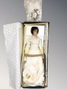 A Masterpiece Gallery doll, in box.