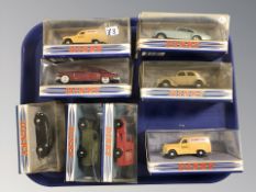 Eight boxed Dinky Matchbox cars