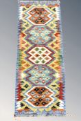 A Chobi Kilim runner,
