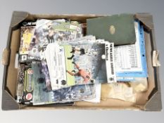 A quantity of Newcastle United match day programmes circa 1980's and other ephemera