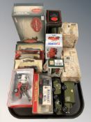 A group of die cast vehicles including Corgi, Matchbox, Days Gone,