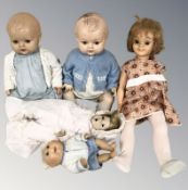 A group of dolls.