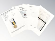 A WWI Victory Medal issued to 6-2474 Pte G.