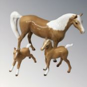 A Beswick Palomino horse,