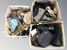 A quantity of lady's handbags.
